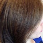 Dark brown bob haircut