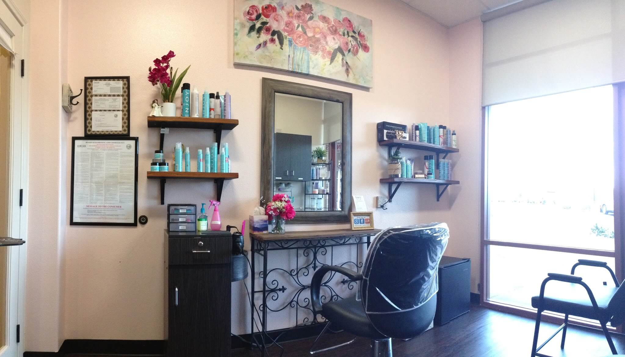 Inside Gray's Hair Studio in Vista, CA
